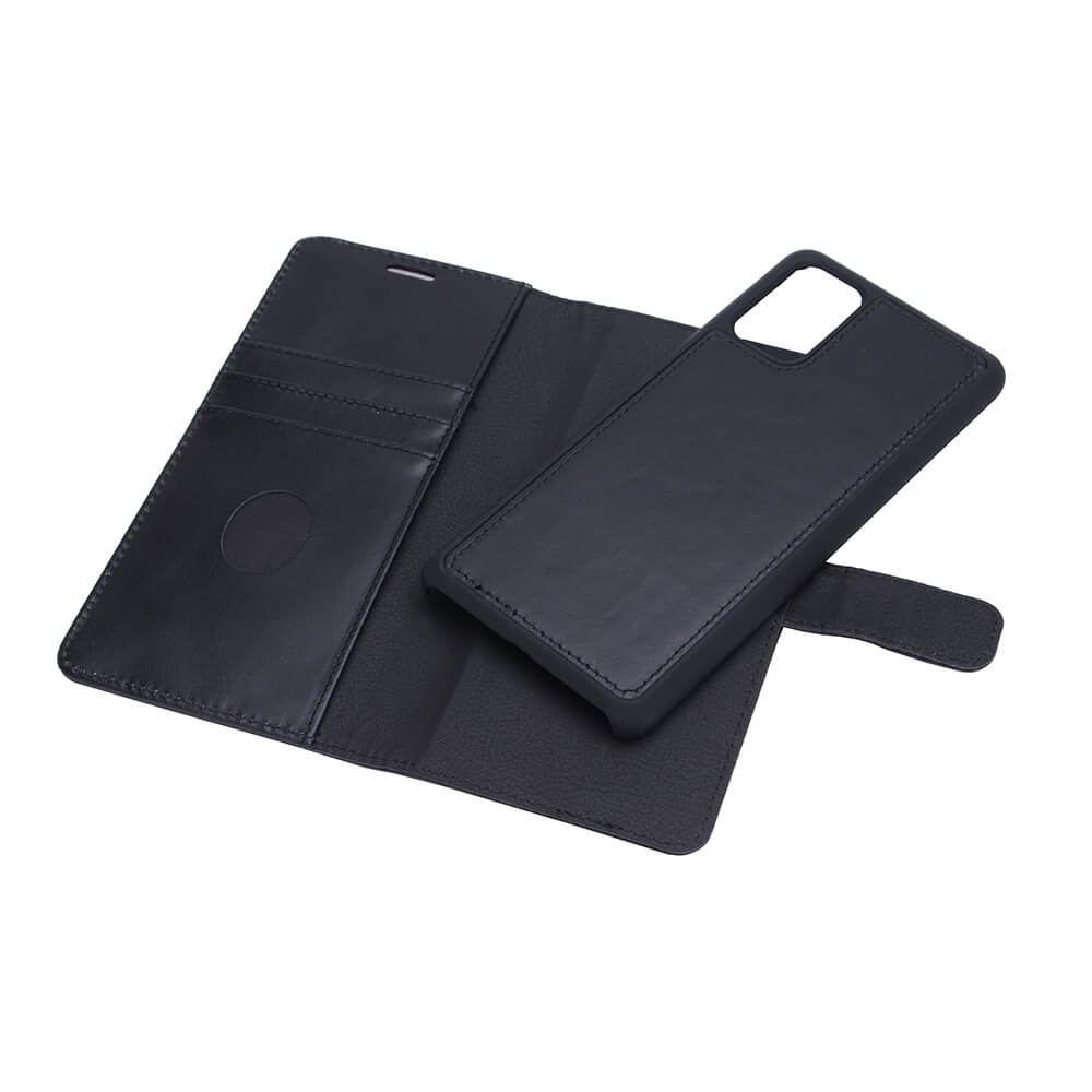 Radicover Radicover Samsung Galaxy S20 Plus Mobilfodral 2in1 Äkta Läder Svart