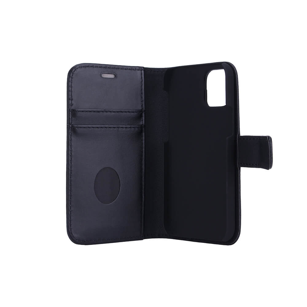 Radicover Radicover iPhone 12 Mini Mobilfodral 2in1 Äkta Läder Svart