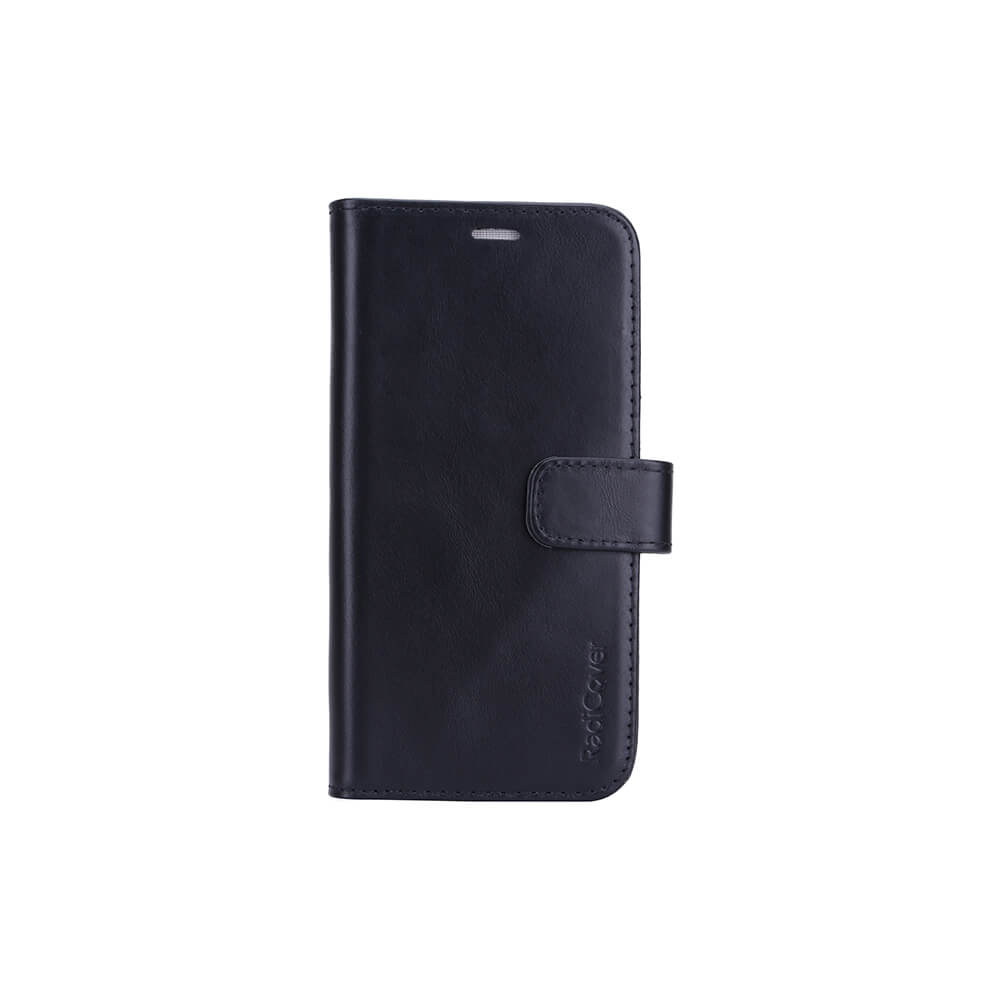 Radicover Radicover iPhone 12/12 Pro Mobilfodral 2in1 Äkta Läder Svart