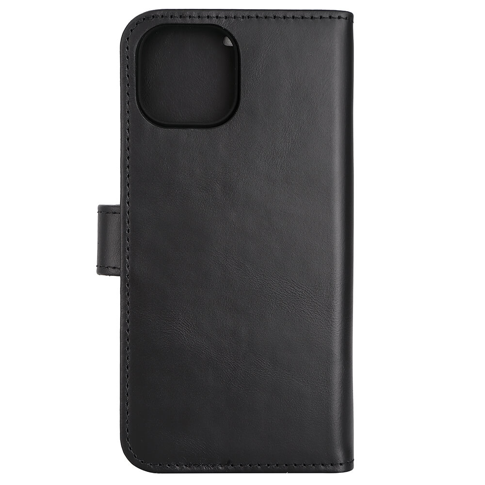 Radicover Radicover iPhone 13/14 Mobilfodral 2in1 Äkta Läder Svart