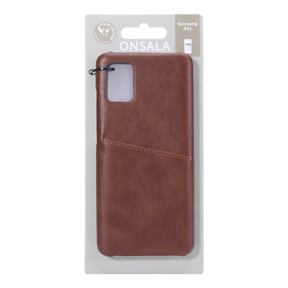 Onsala ONSALA Samsung Galaxy A51 Skal Kortfack Brun