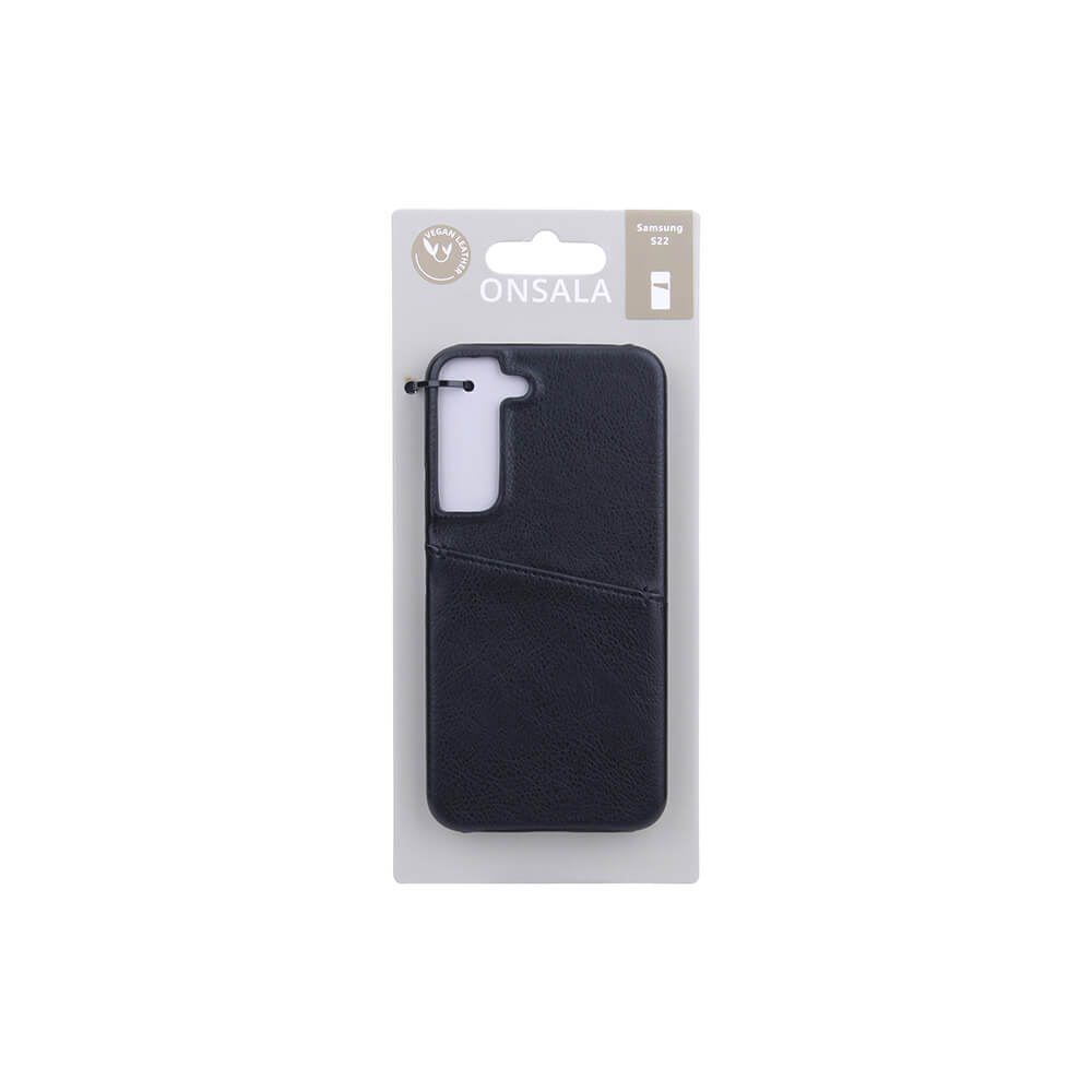 Onsala ONSALA Samsung Galaxy S22 Skal Kortfack Svart