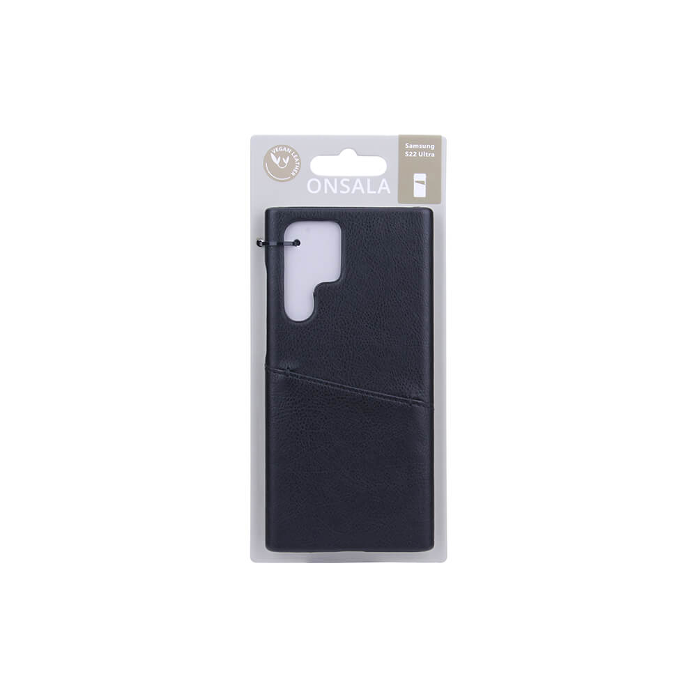 Onsala ONSALA Samsung Galaxy S22 Ultra Skal Kortfack Svart