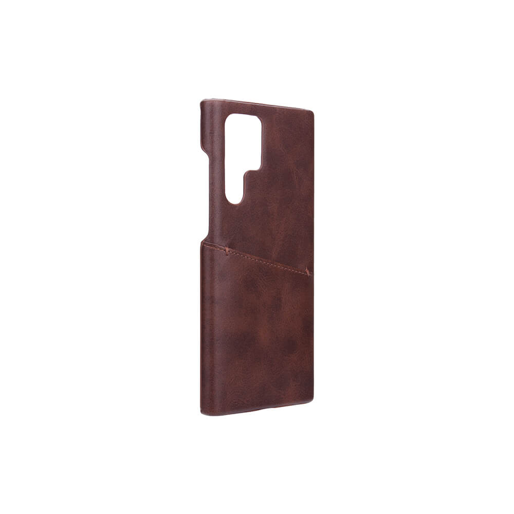 Onsala ONSALA Samsung Galaxy S22 Ultra Skal Kortfack Brun