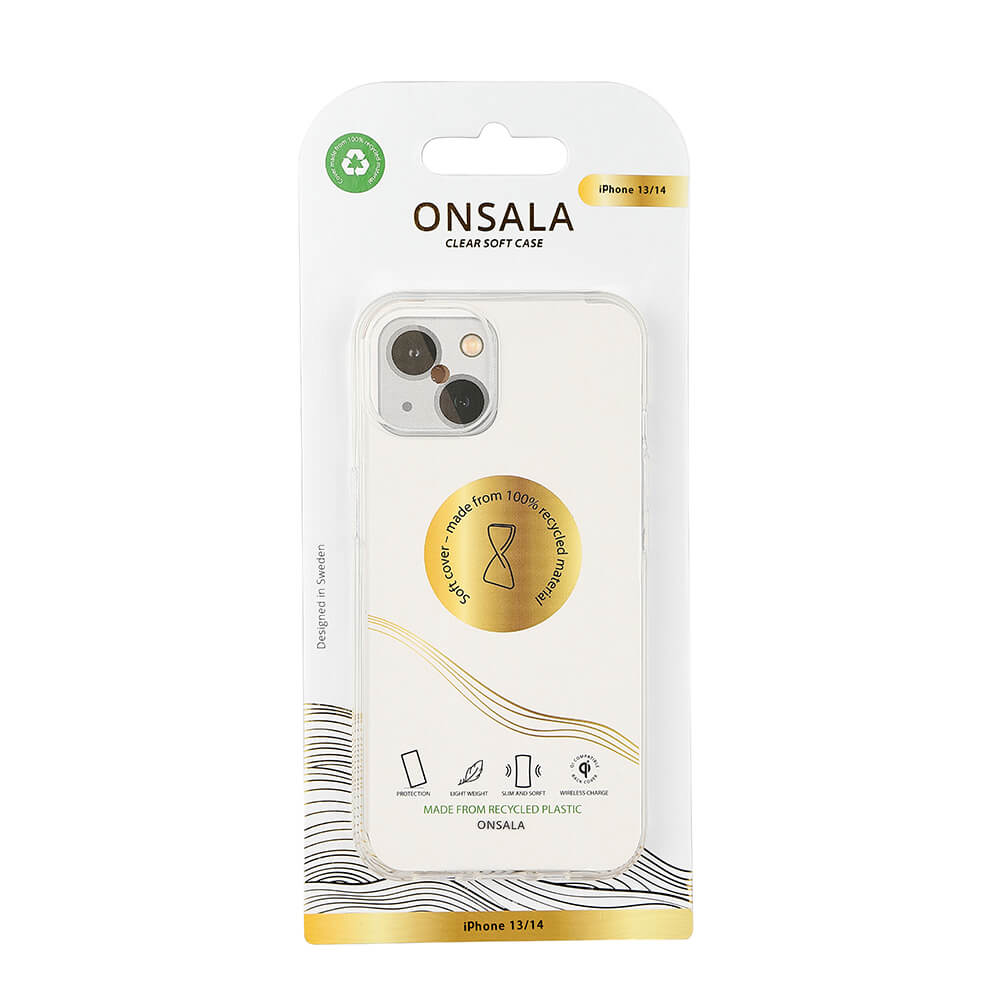 Onsala ONSALA iPhone 13/14 Skal ECO Transparent