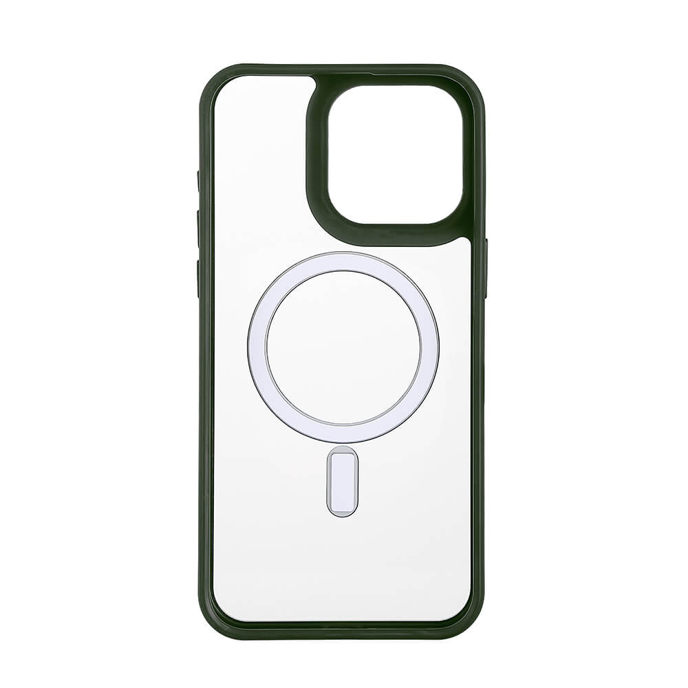 Onsala ONSALA iPhone 15 Pro Max Skal Bumper MagSafe Grön/Transparent