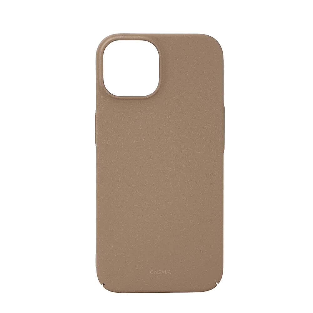 Onsala ONSALA iPhone 15 Skal Ultraslim Sand Burst Beige