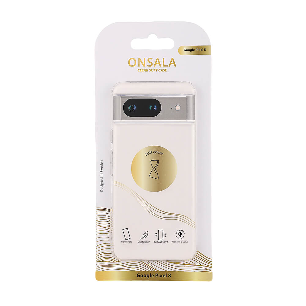 Onsala ONSALA Google Pixel 8 Mobilskal TPU Transparent