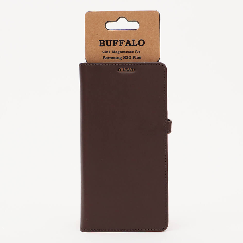 Buffalo Buffalo Samsung Galaxy S20 Plus Fodral 2in1 Äkta Läder Brun