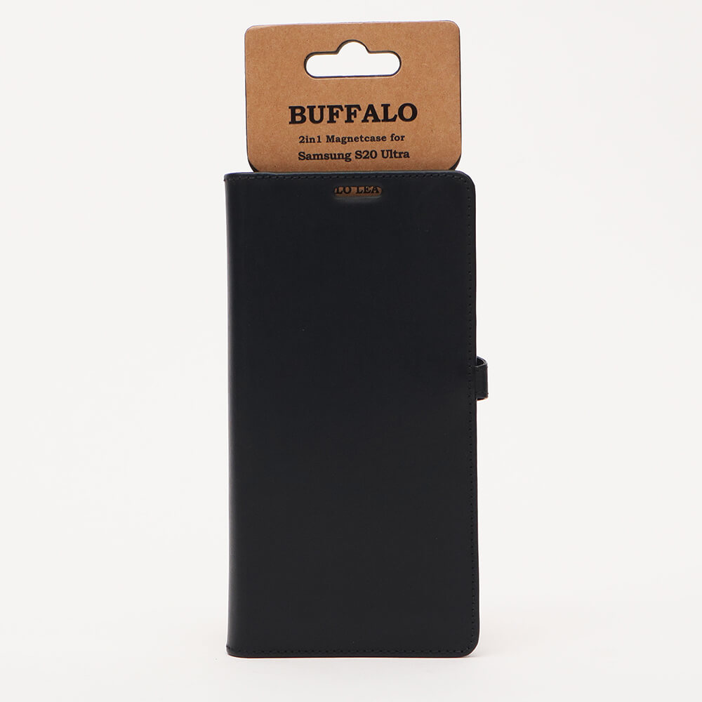 Buffalo Buffalo Samsung Galaxy S20 Ultra Fodral 2in1 Äkta Läder Svart