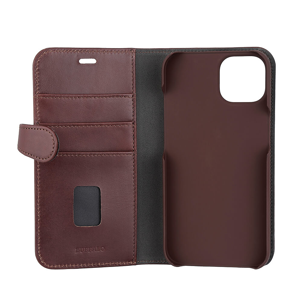 Buffalo Buffalo iPhone 14 / 13 Fodral 2in1 Magnet / Skal Brun