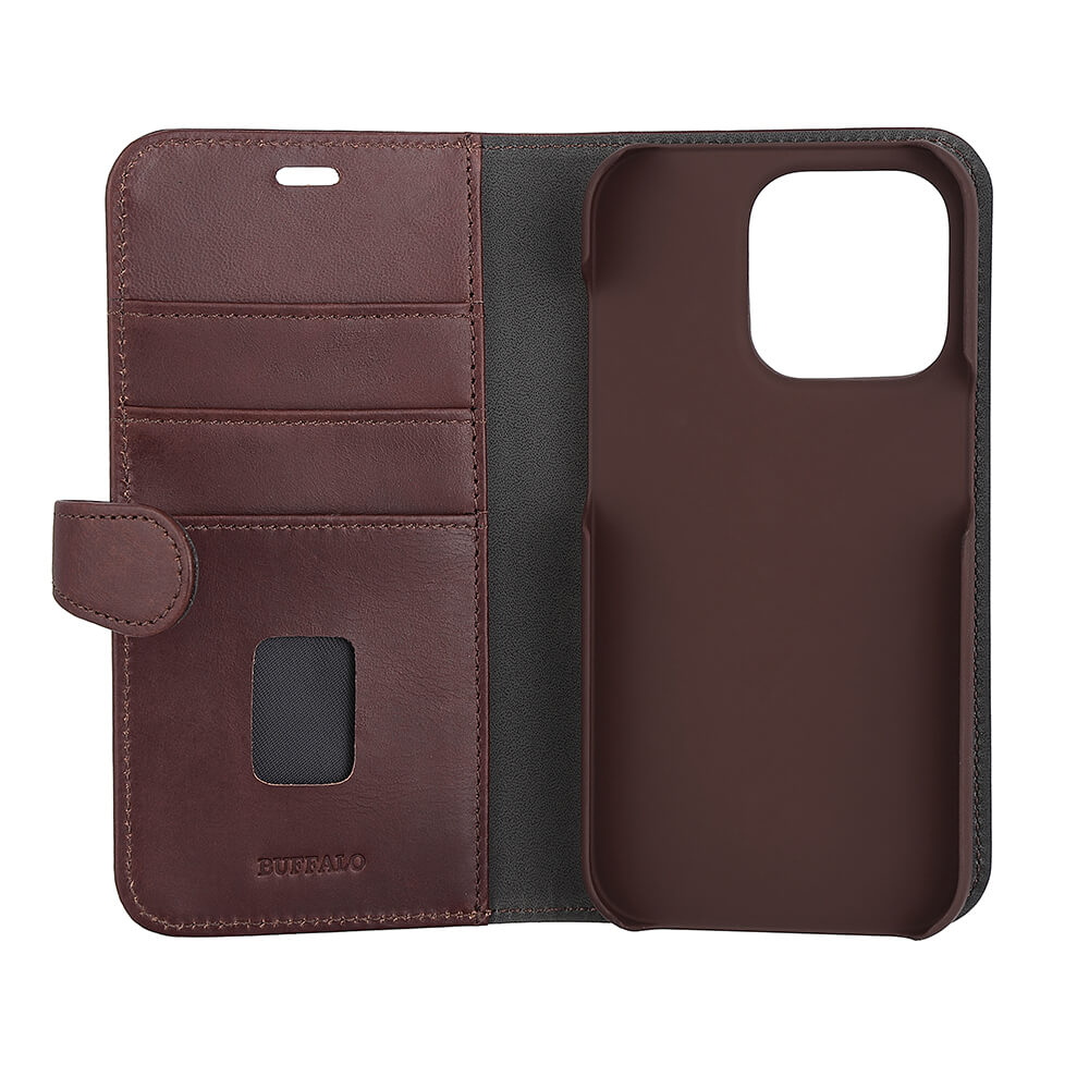 Buffalo Buffalo iPhone 14 Pro Fodral 2in1 Magnet / Skal Brun