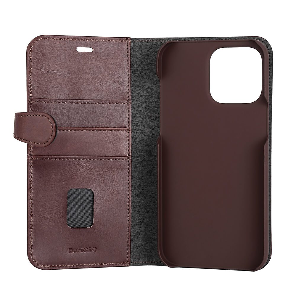 Buffalo Buffalo iPhone 14 Pro Max Fodral 2in1 Magnet / Skal Brun