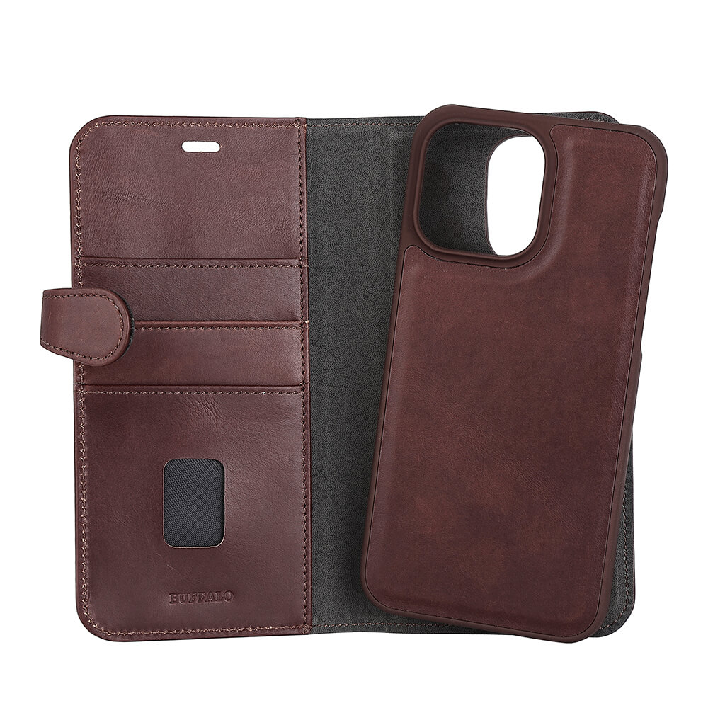 Buffalo Buffalo iPhone 14 Pro Max Fodral 2in1 Magnet / Skal Brun