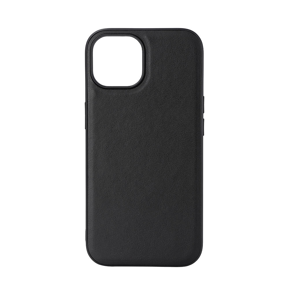 Buffalo Buffalo iPhone 15 Mobilskal MagSafe Läder Svart