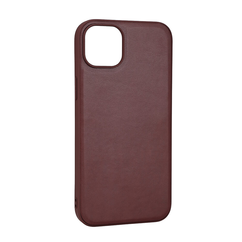 Buffalo Buffalo iPhone 15 Plus Mobilskal MagSafe Läder Brun