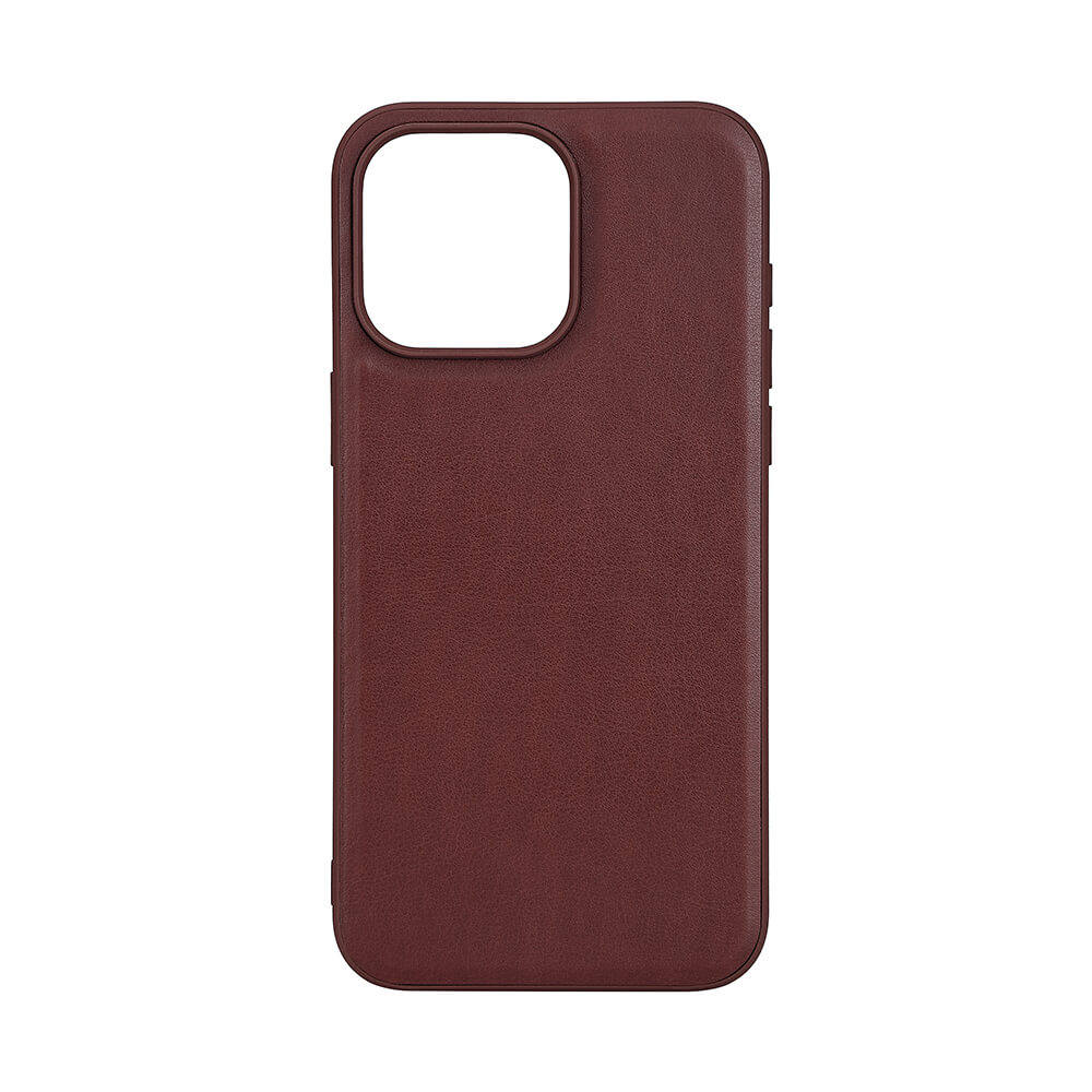 Buffalo Buffalo iPhone 15 Pro Max Mobilskal MagSafe Läder Brun