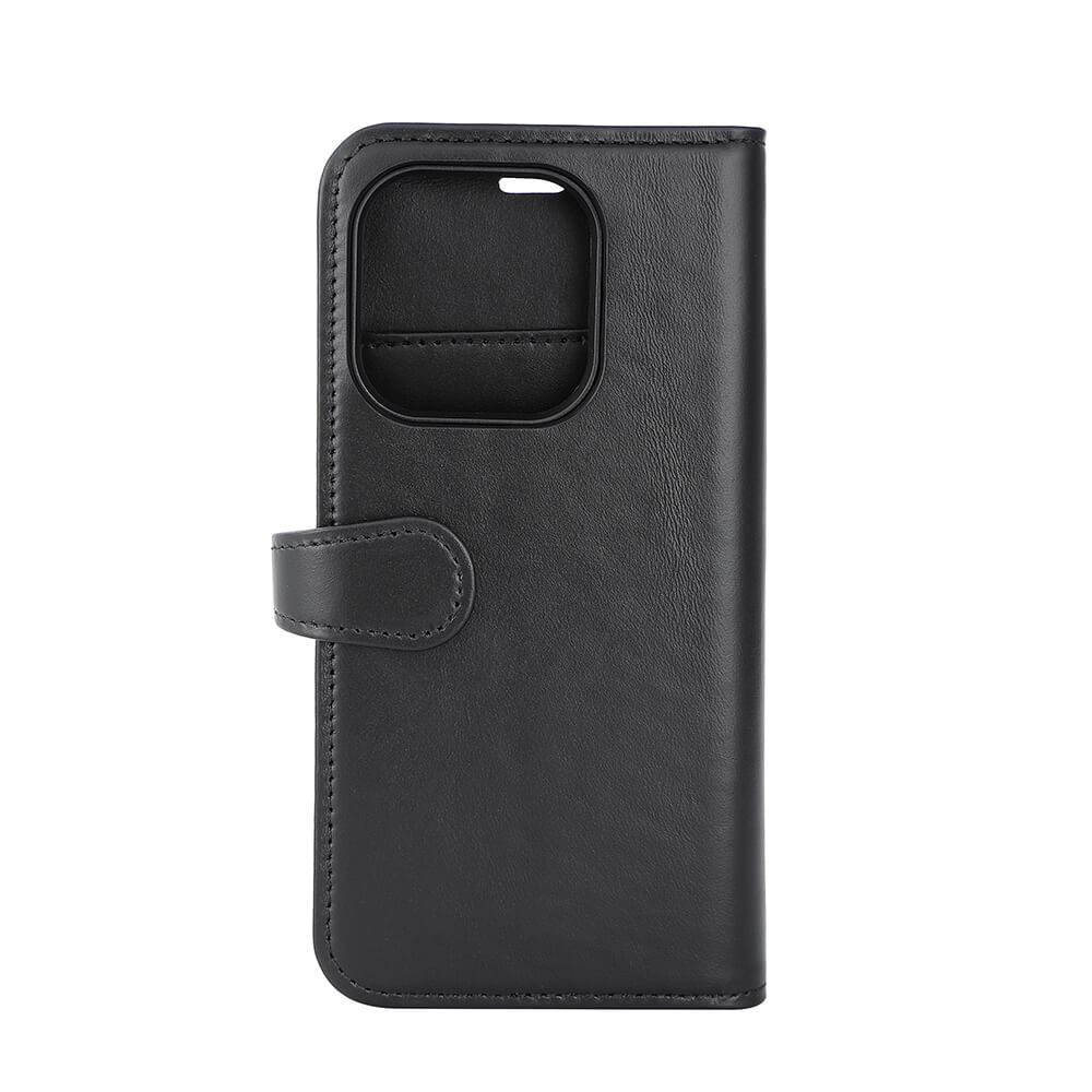 Buffalo Buffalo iPhone 15 Pro Fodral 2in1 Äkta Läder Svart
