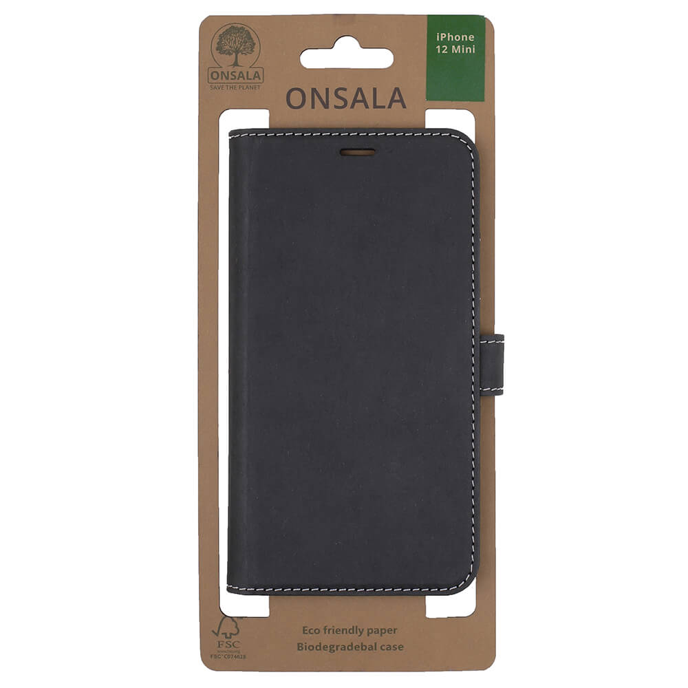 Onsala ONSALA iPhone 12 Mini Fodral ECO Svart