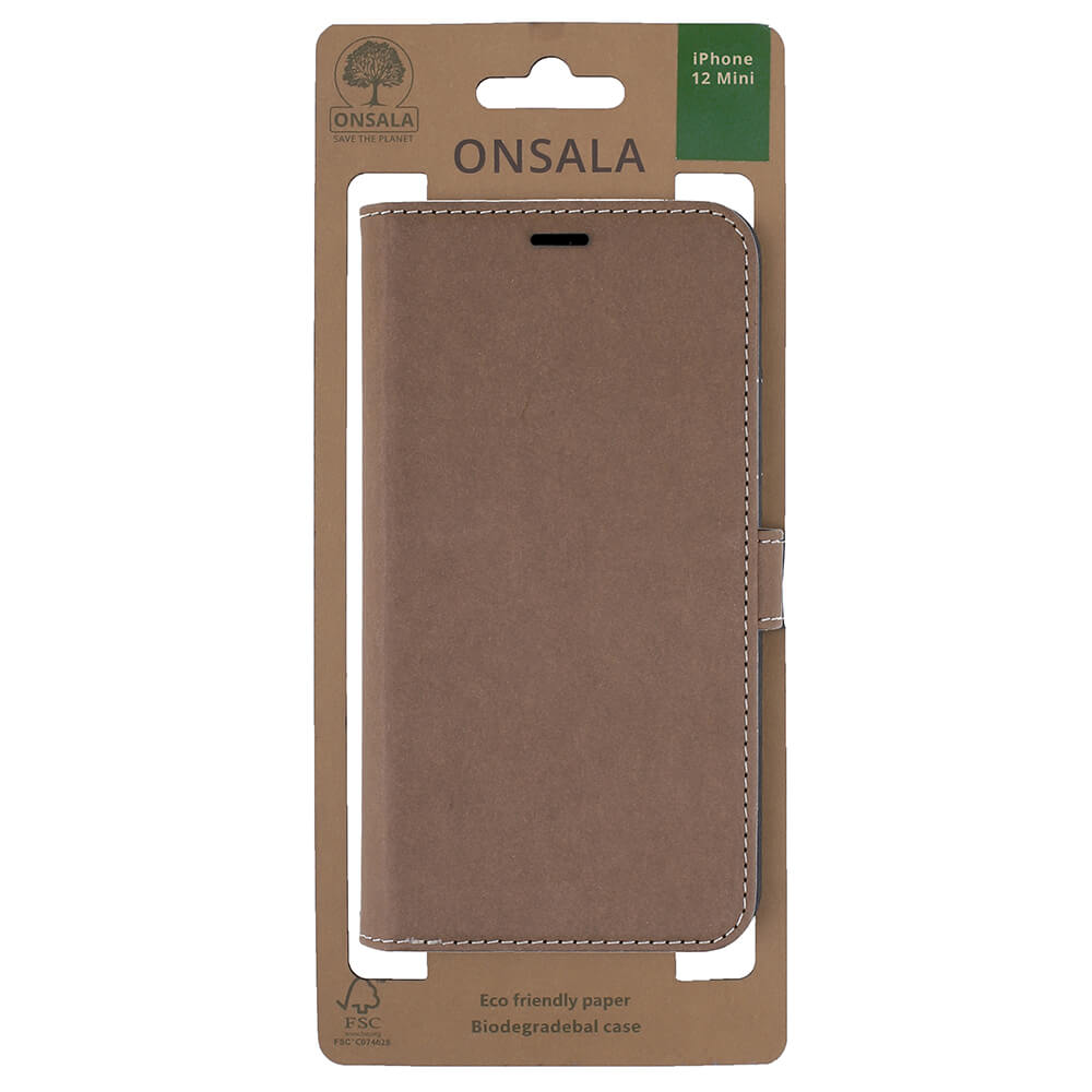 Onsala ONSALA iPhone 12 Mini Fodral ECO Brun