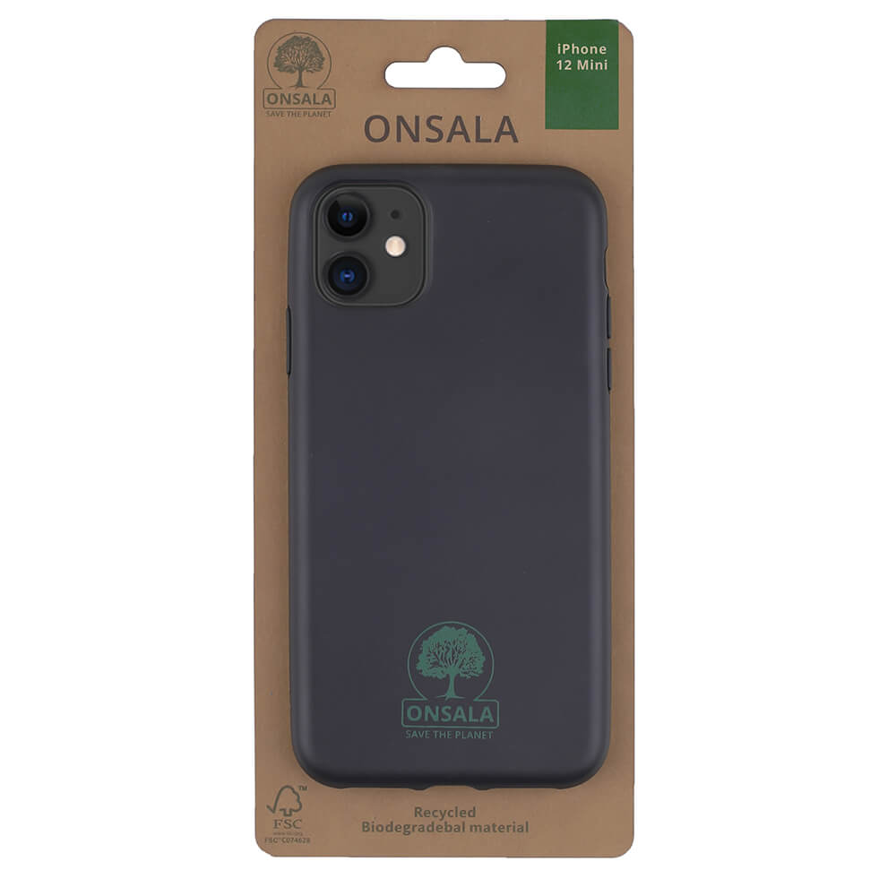Onsala ONSALA iPhone 12 Mini Mobilskal ECO Svart
