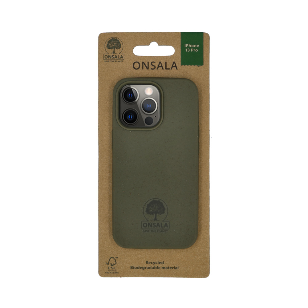 Onsala ONSALA iPhone 13 Pro Mobilskal ECO Grön