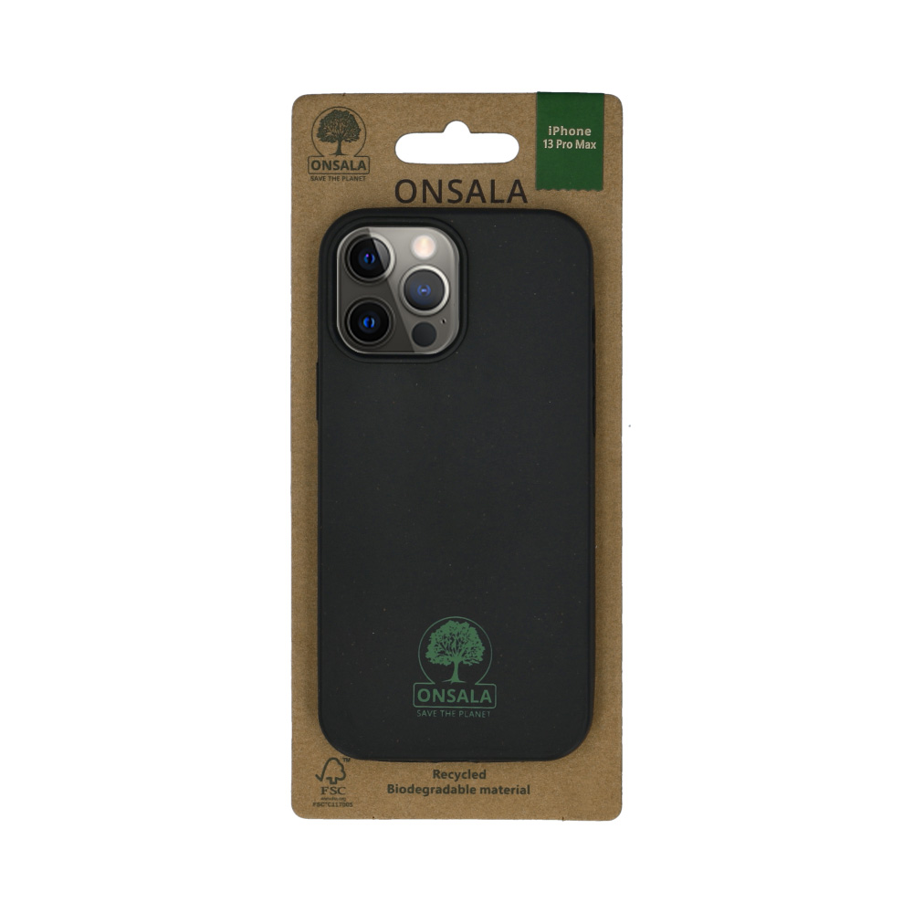 Onsala ONSALA iPhone 13 Pro Max Mobilskal ECO Svart