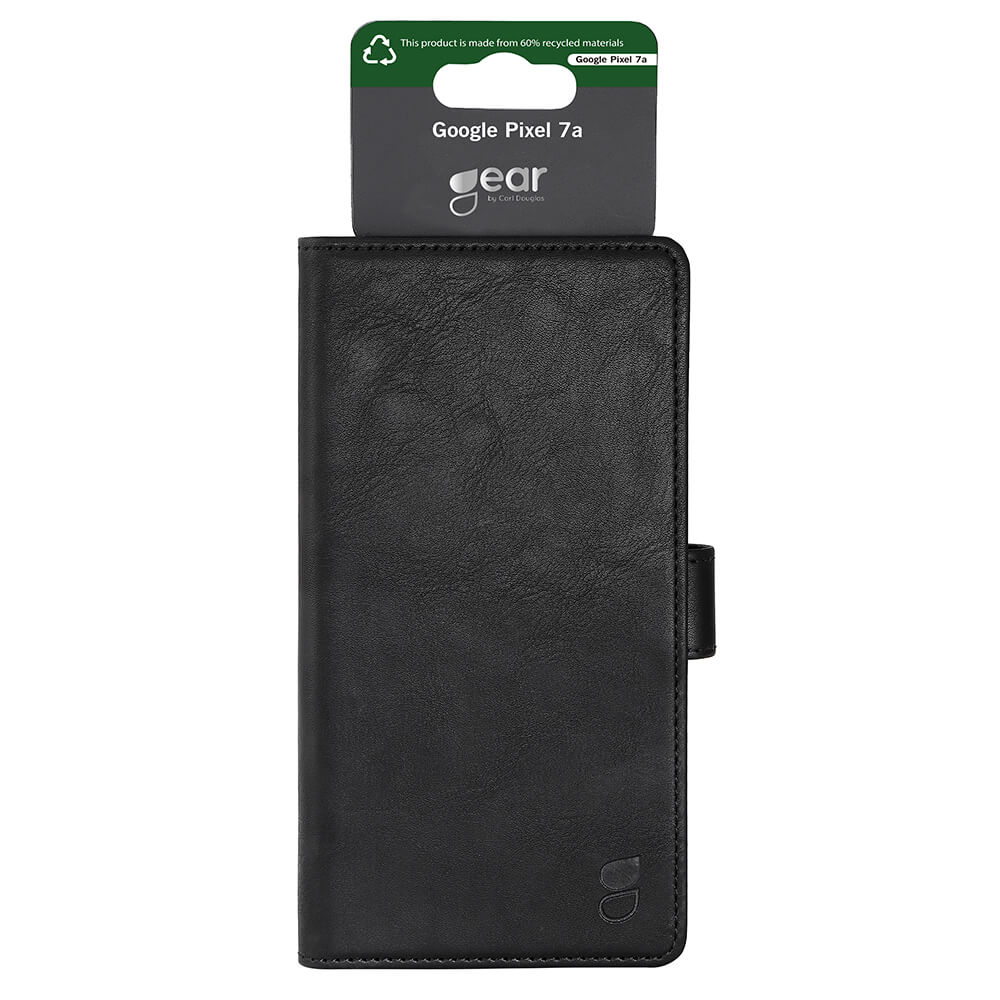 Gear GEAR Google Pixel 7A Fodral Läder Svart
