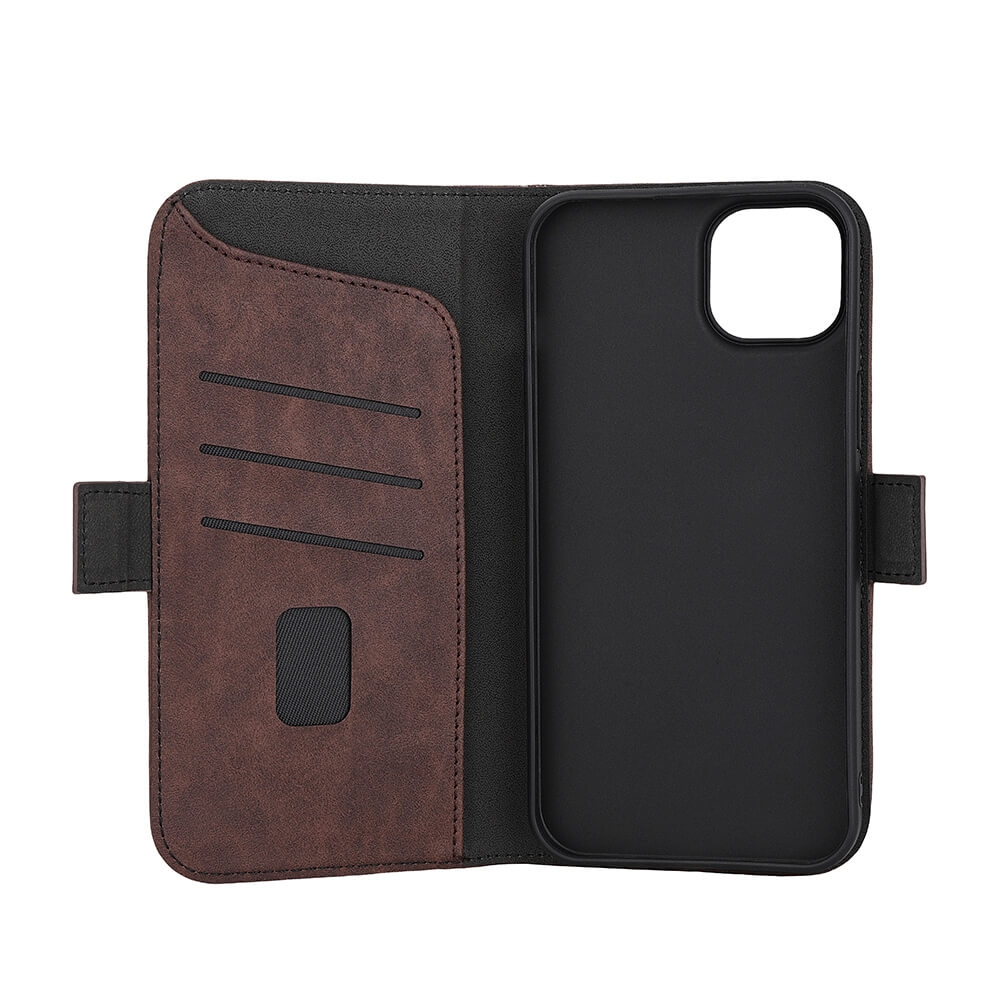 Gear GEAR iPhone 15 Plus Fodral MagSafe Läder Brun