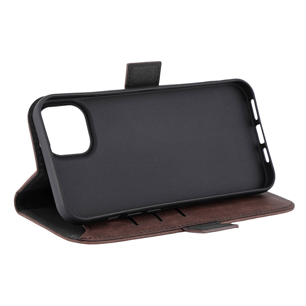 Gear GEAR iPhone 15 Plus Fodral MagSafe Läder Brun