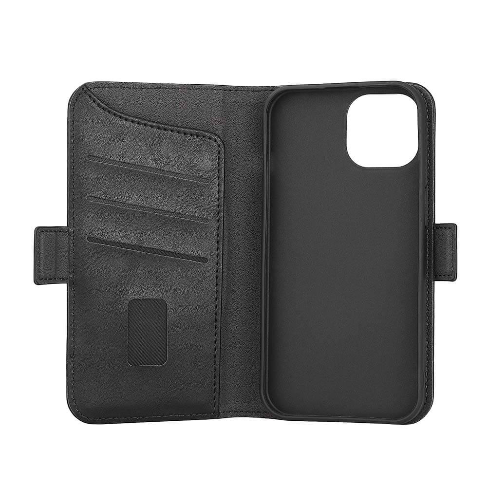 Gear GEAR iPhone 15 Fodral MagSafe Läder Svart