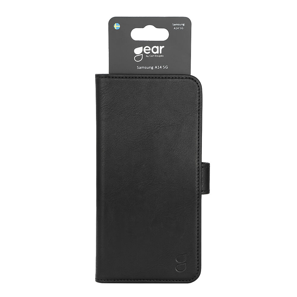 Gear GEAR Galaxy A14 4G/5G Mobilfodral Läder Svart