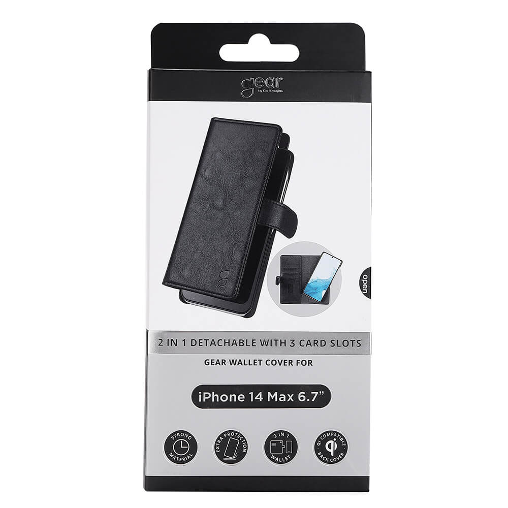 Gear GEAR iPhone 14 Plus 2in1 Magnet Fodral / Skal Svart