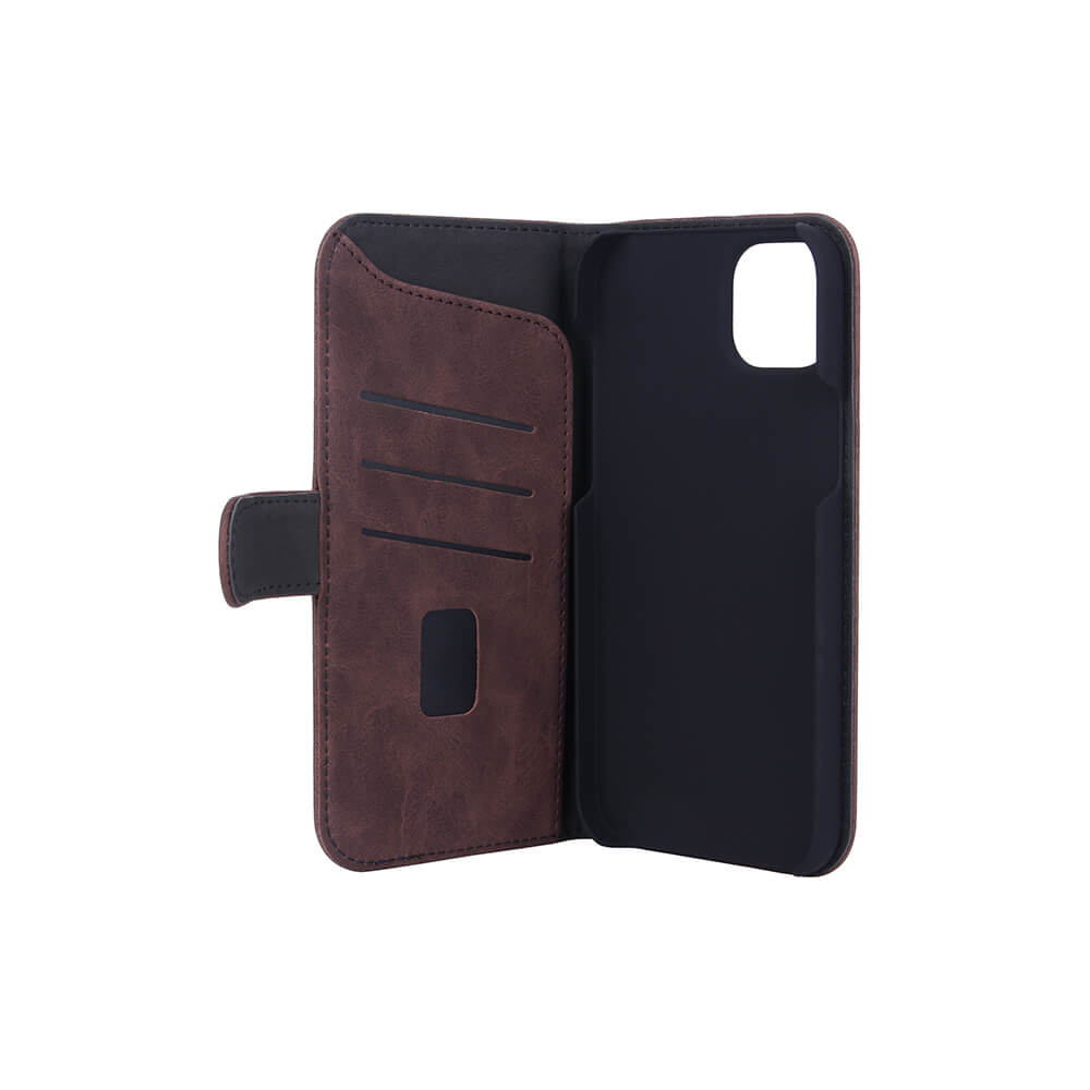 Gear GEAR iPhone 14 Plus Fodral Läder Brun