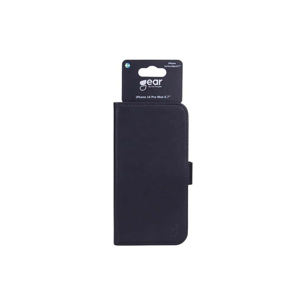 Gear GEAR iPhone 14 Pro Max Fodral Läder Svart