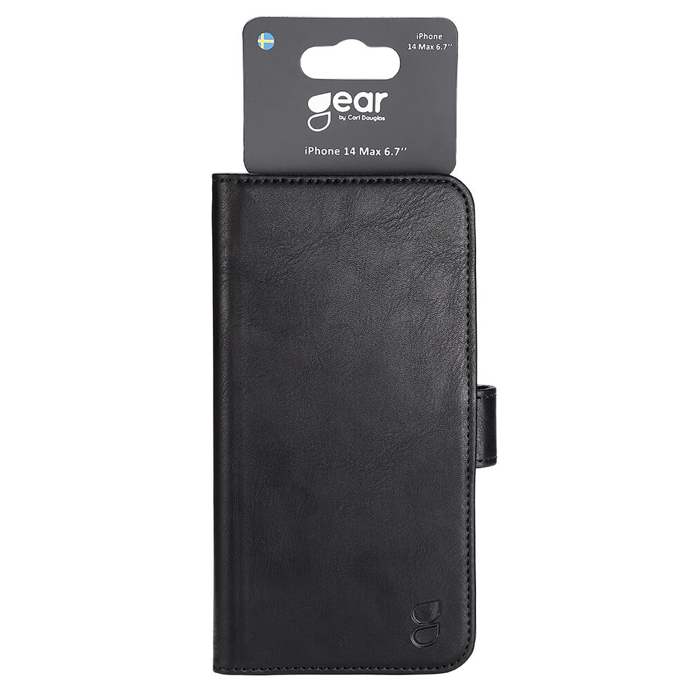 Gear GEAR iPhone 14 Plus Fodral Läder Svart