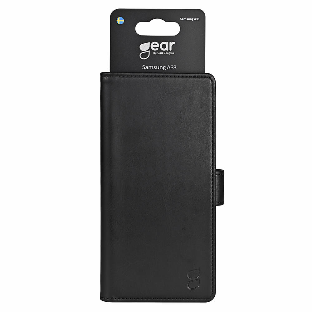 Gear GEAR Samsung Galaxy A33 5G Fodral Läder Svart