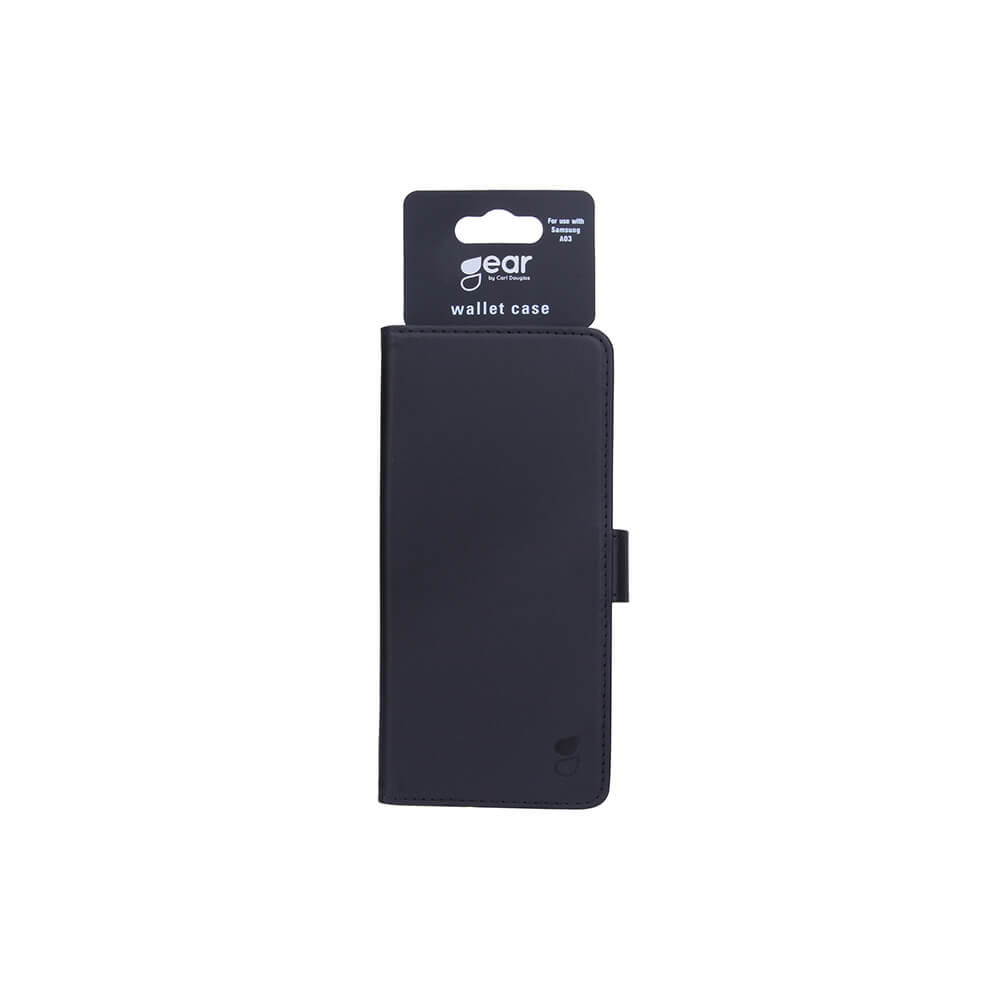Gear GEAR Samsung Galaxy A03 Fodral Läder Svart