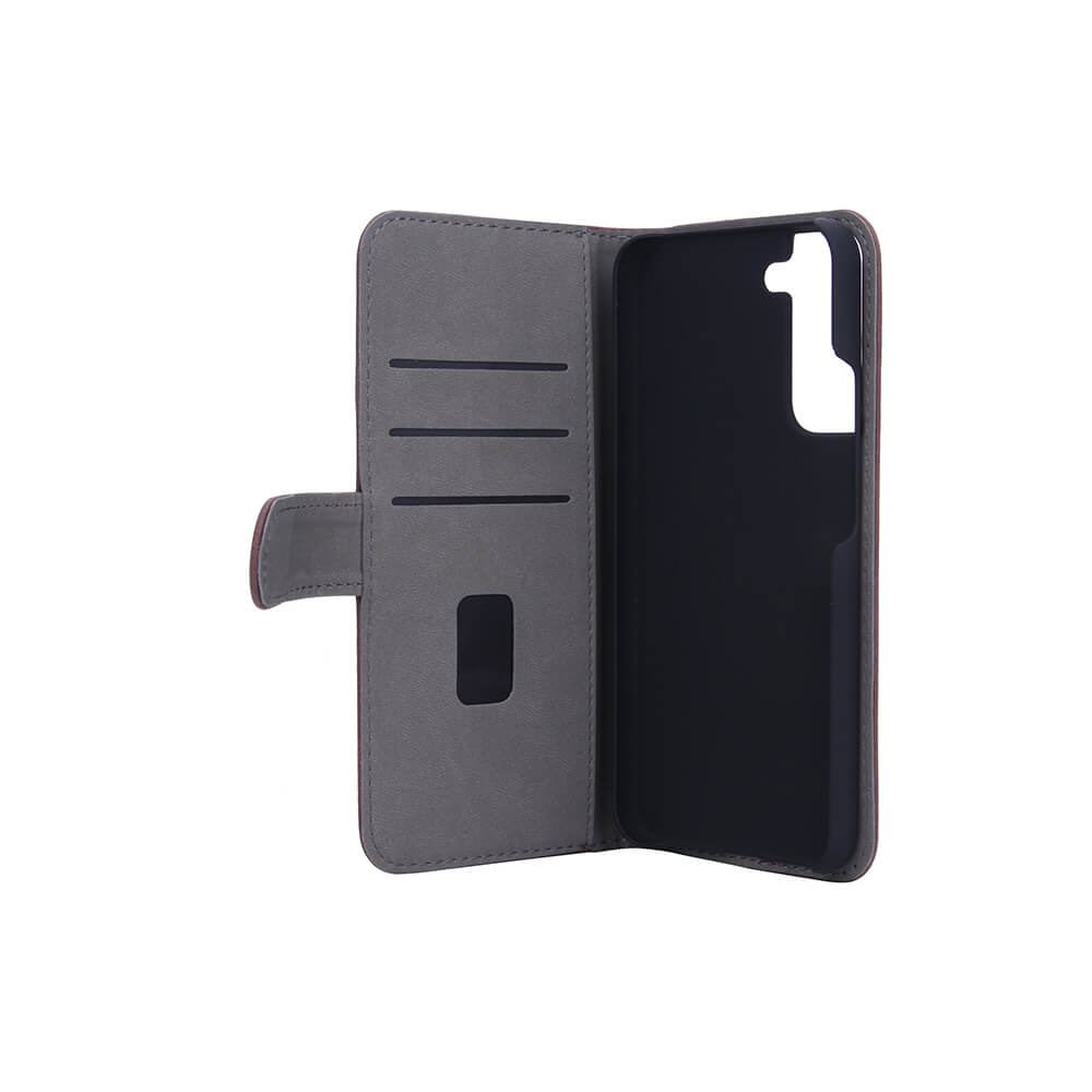 Gear GEAR Samsung Galaxy S22 Plus Fodral Nubuck Läder Brun