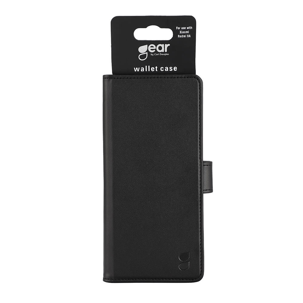 Gear GEAR Xiaomi Redmi 9A / 9AT Fodral Läder Svart