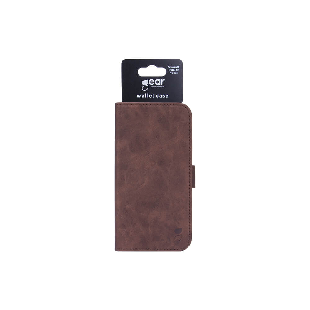 Gear GEAR iPhone 12 Pro Max Fodral Nubuck Läder Brun
