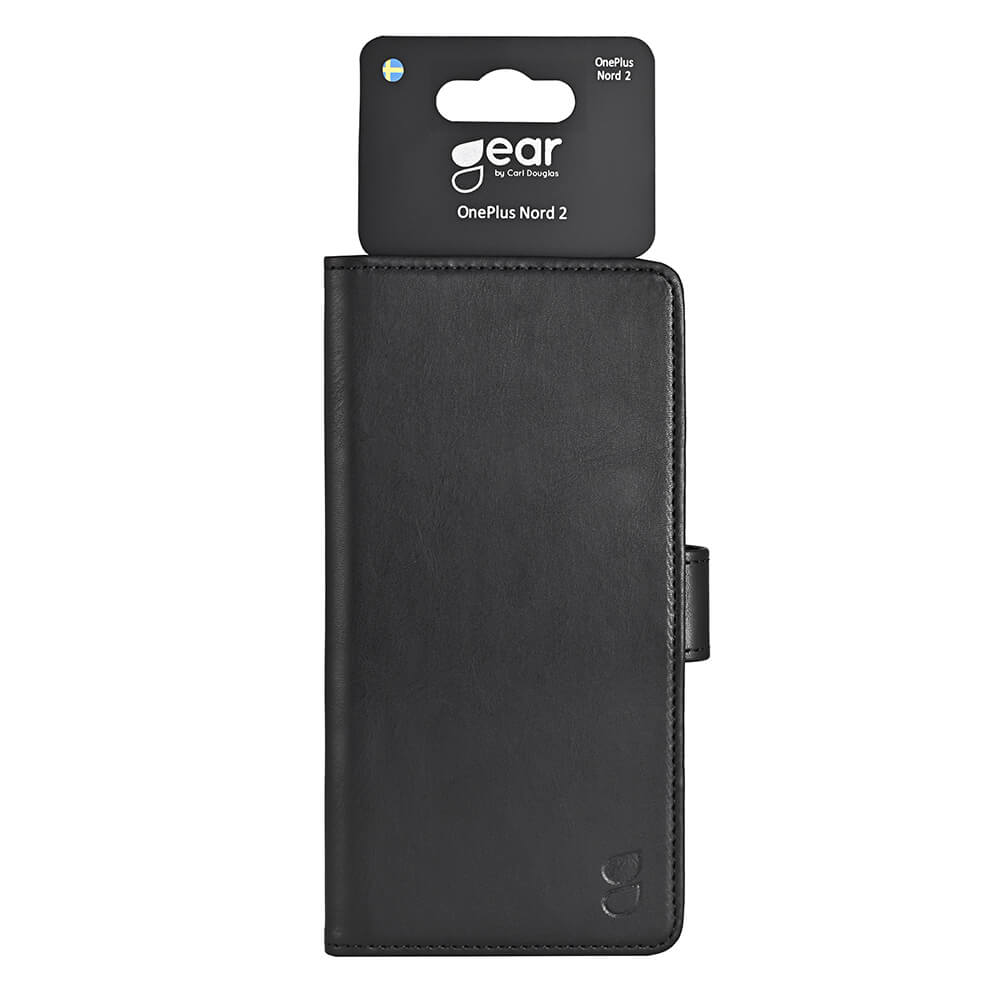 Gear GEAR OnePlus Nord 2 Fodral Läder Svart