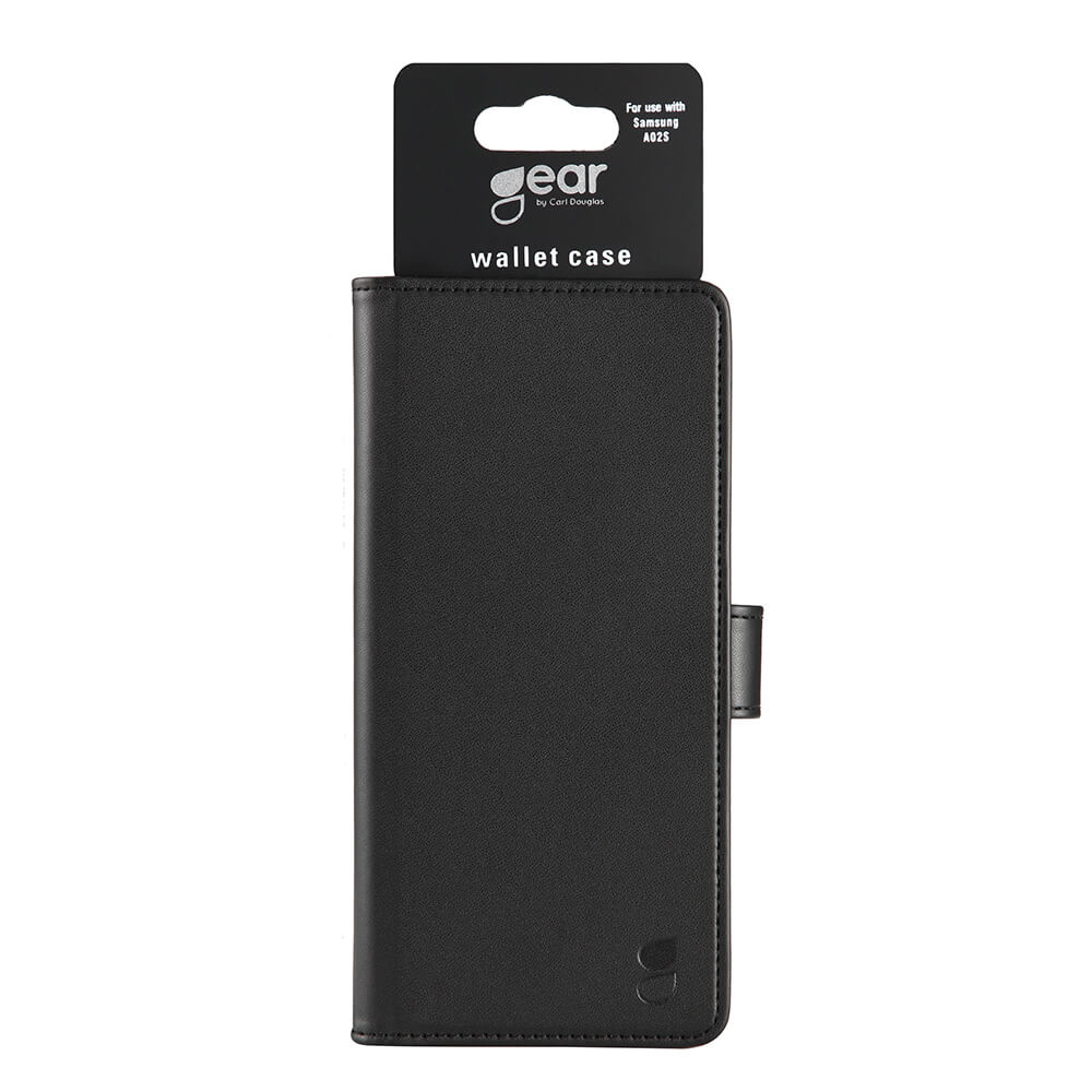Gear GEAR Samsung Galaxy A02s Fodral Läder Svart