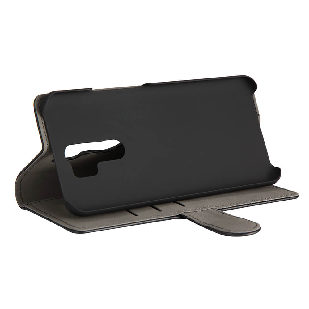 Gear GEAR Xiaomi Redmi 9 Fodral Läder Svart