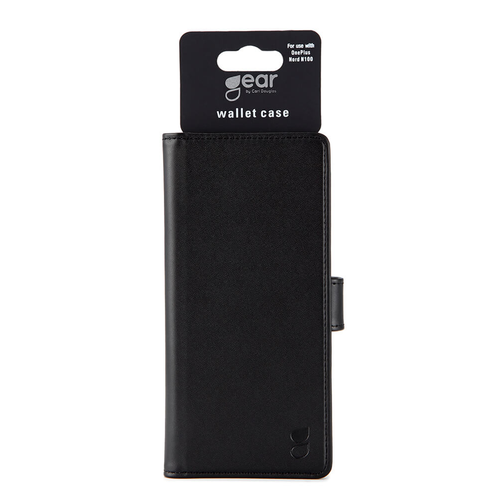 Gear GEAR OnePlus Nord N100 Fodral Läder Svart