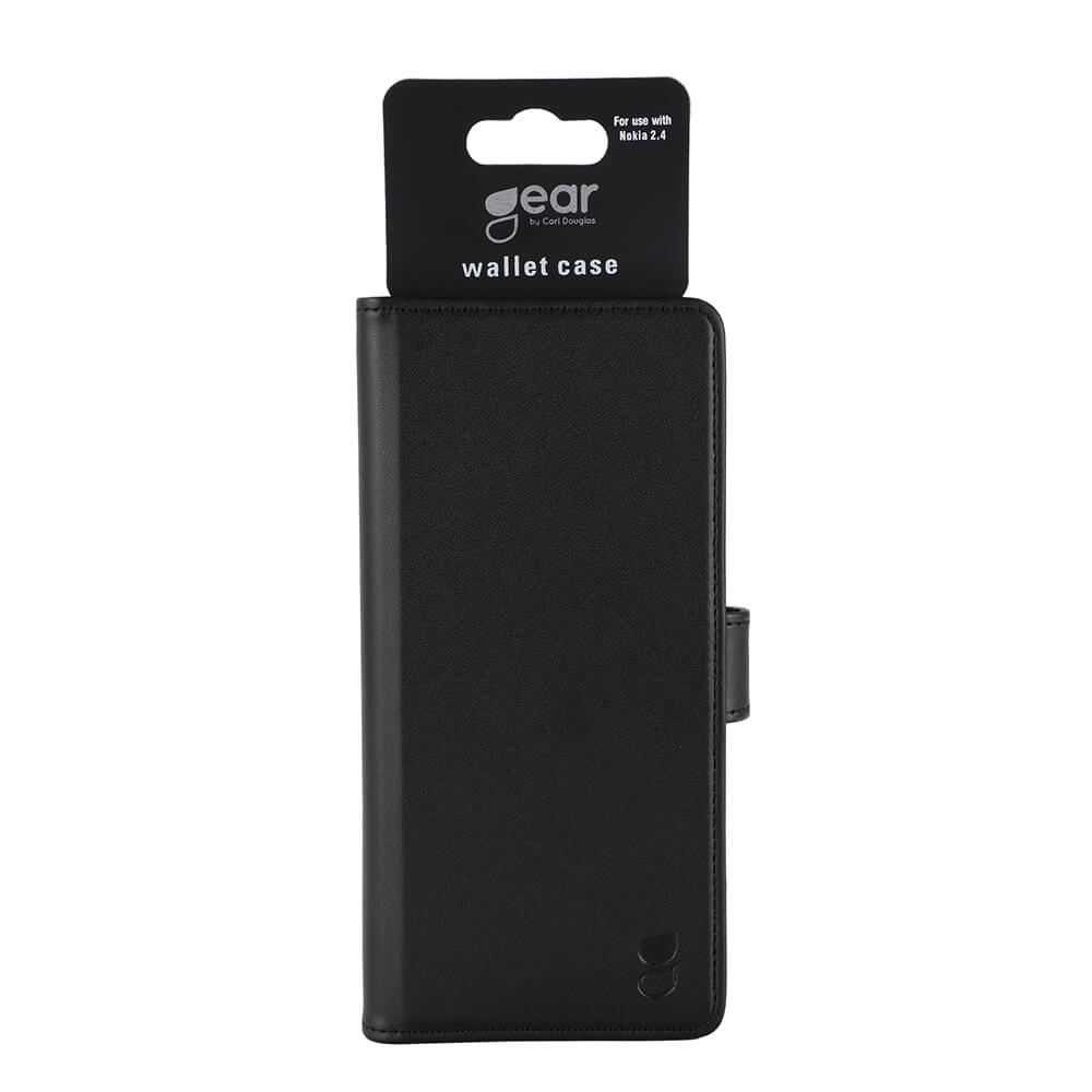 Gear GEAR Nokia 2.4 Fodral Läder Svart