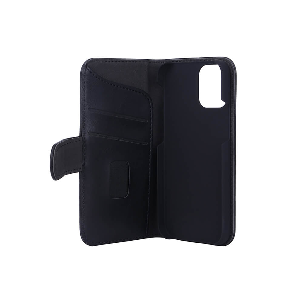 Gear GEAR iPhone 12 Mini Fodral Läder Svart