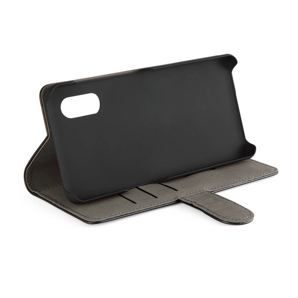 Gear GEAR Samsung Xcover Pro Fodral Läder Svart