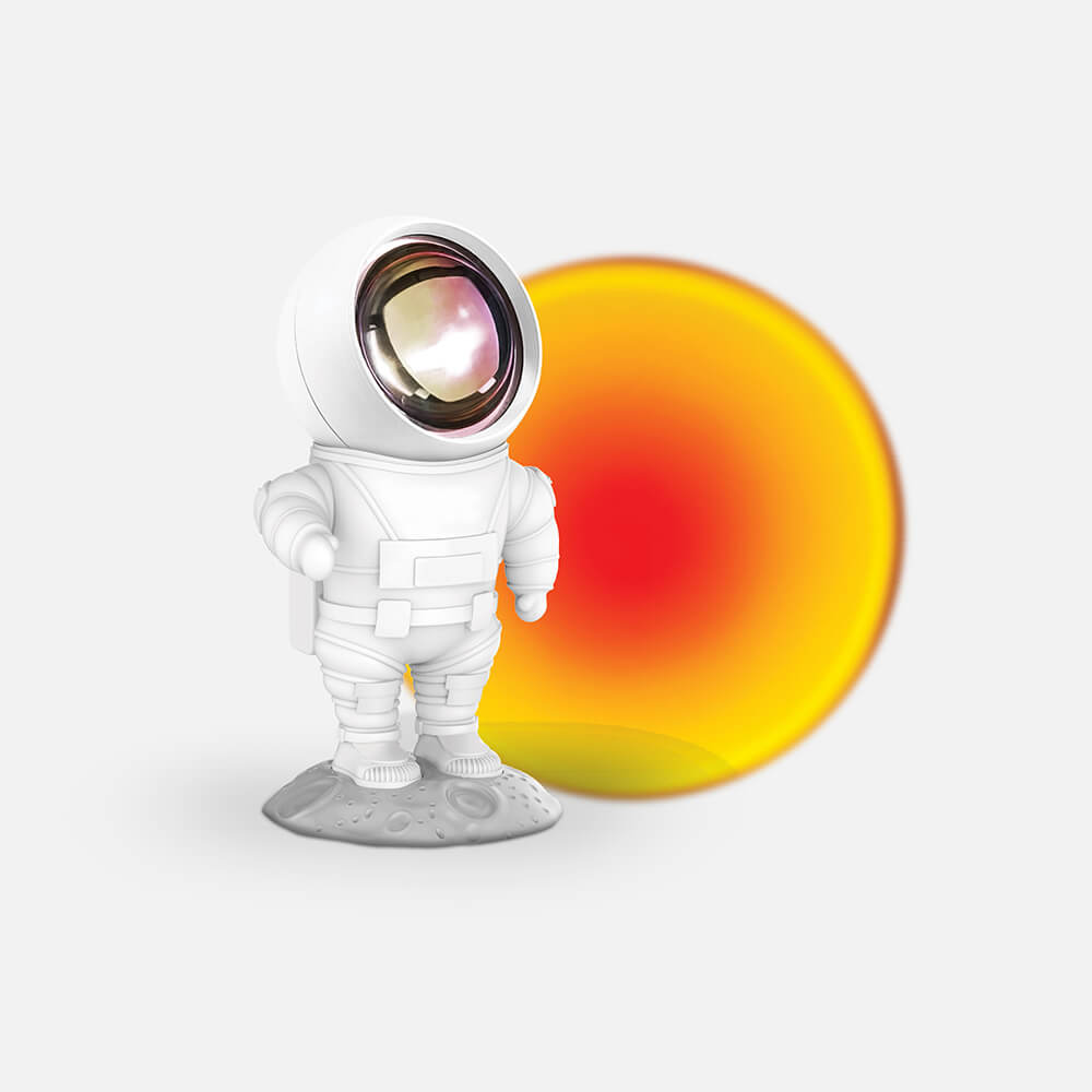 Mobility On Board MOB Projektor Astrolight Orange Sunset Vit