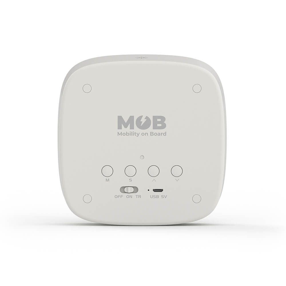 Mobility On Board MOB Väckarklocka med Ljus Billy Clock Grå